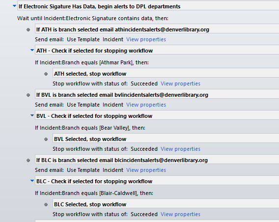 workflows - multiple emails happening screen shot of workflow where multiple emails are happening